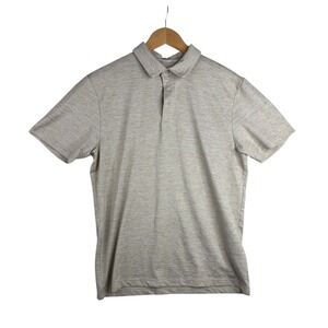 Old Navy Active Cloudmotion Polo Shirt size‎ Medium Light Brown/Cream